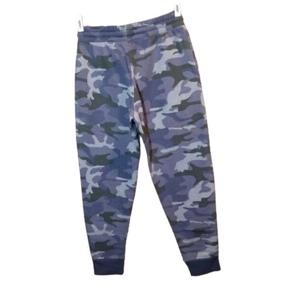 Small Callie Lives Miz Survivor Navy Camo Warning Sweatpants pockets fleece warm - Picture 3 of 12